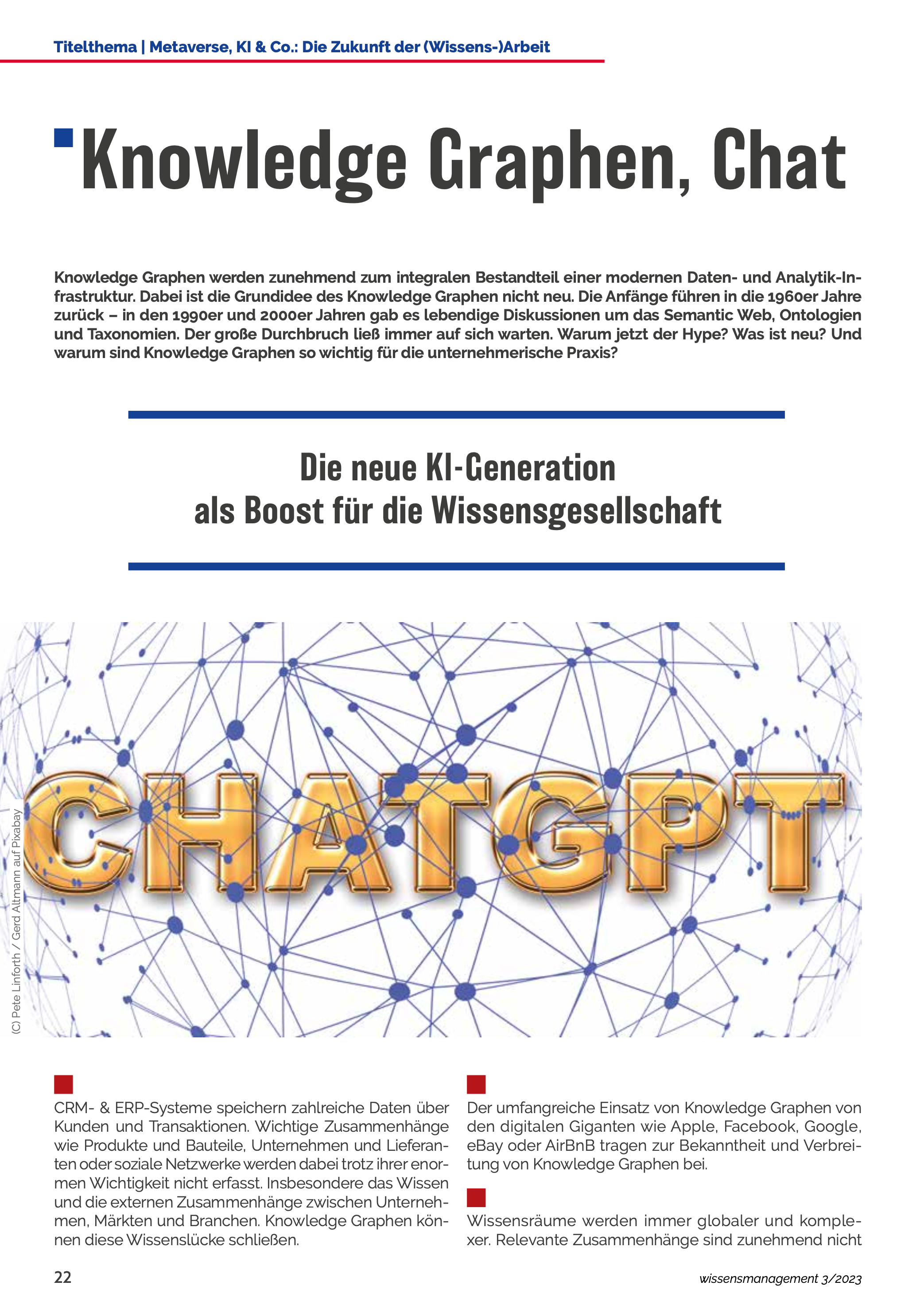 Knowledge Graphen, ChatGPT & Co